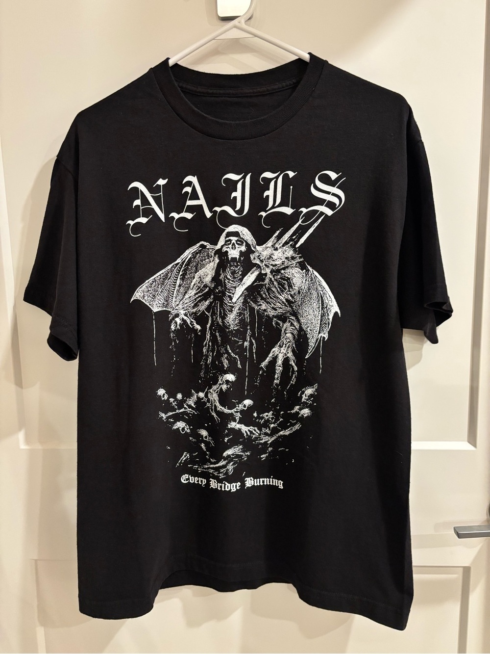 Nails t-shirt, men’s size M/L